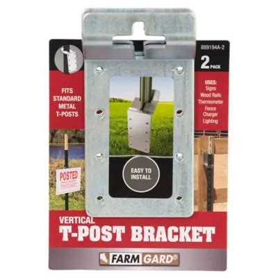 tractor supply t post bracket